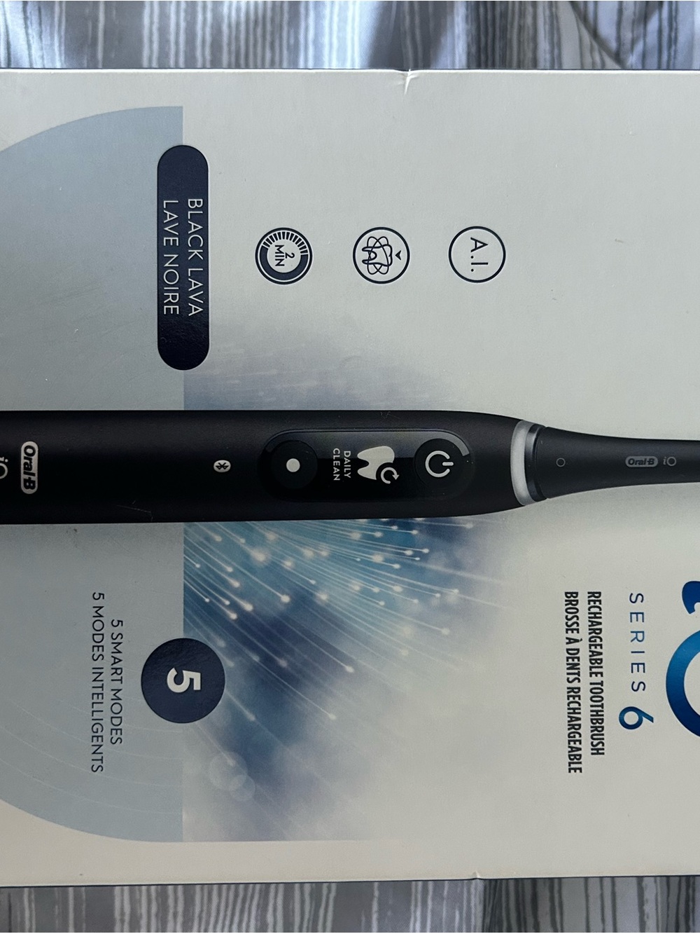 Oral‑B Series 6 Electric Toothbrush - Black Lava